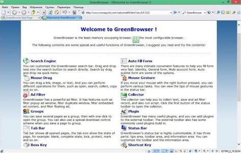 Completely access of Portable Greenbrowser 6. 9. 1223